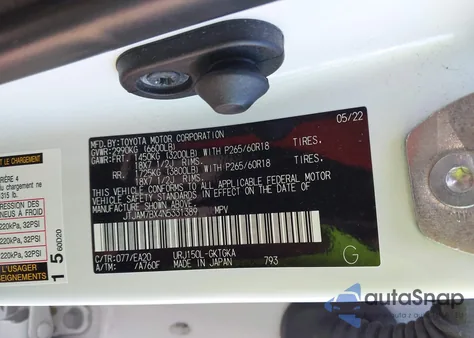 2022 Lexus Gx 460 Premium from USA, damaged, VIN JTJAM7BX4N5331389